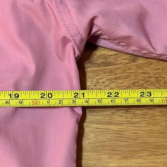 Vintage 80s Woolrich Woman Pink Jacket Wool Lined USA Made Coat Women’s Medium - Picture 7 of 8